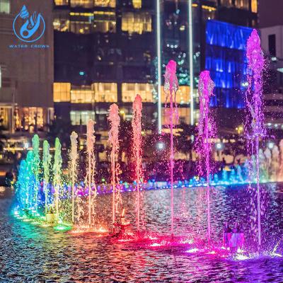 China One Stop Solution FREE DESIGN Musical Outdoor Water Fountain Garden Fountains With Lights Big Dancing Fountains for sale