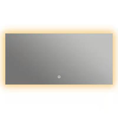 China Morden One Key Touch Anti Fog Mirror With Infrared &Led Heater Around For Bathroom Living Room for sale