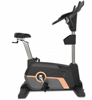 China Bodybuilding Touch Screen Exercising Upright Cardio Bike With Self-Generating System for sale