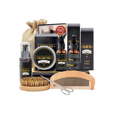 China DEEP CLEANING Enhanced Beard Grooming Kit Beard Growth Care Gifts for Men Logo Beard Growth Kit Custom Made for sale