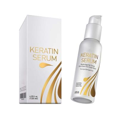 China Wholesale Anti-Dandruff Private Label 100% Natural Vegan Organic Keratin Repairing Hair Serum for sale