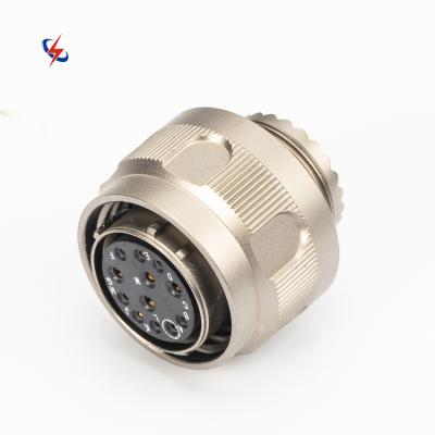 China Aluminium alloy Aviation circular connector plug D38999 series for sale 12 pin waterproof metal circular connector Conector circular enchufe for sale