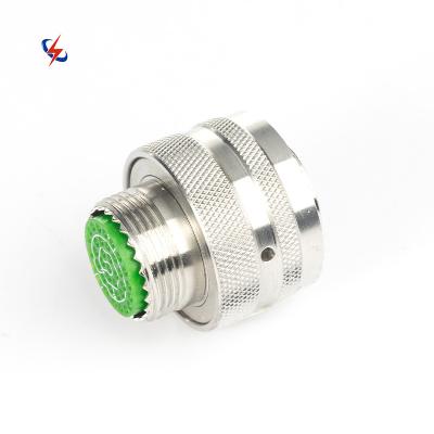 China Aluminium alloy Reasonable Price 37 pin waterproof circular aviation aerospace connectors plug for New energy industry circular connectors for sale