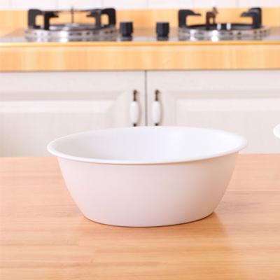 China 34*34*12cm Classic Japanese Style Round Student Dormitory Household Viable Multifunctional Washing Plastic Basin for sale