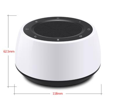 China Baby Modern Soporific Calming Music Night Light Color RGB White Noise Machine Natural Sound Light for sale