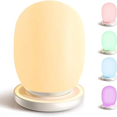 China 2022 Modern LED Smart Colorful Cute Night Light Dimming Touch Mood Light Personalized Gift Night Light For Kids for sale