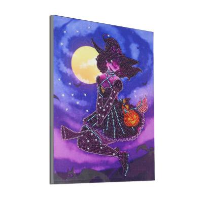 China Factory Supply Halloween Embroidery Diamond DIY Crystal Rhinestone Diamond Painting Halloween 5D Diamond Art Kits for Adults and Kids for sale