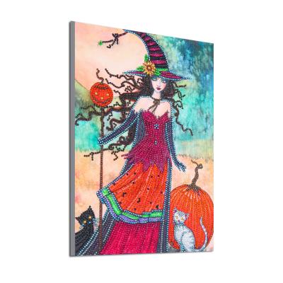 China Halloween Factory DIY Crystal Rhinestone Halloween Diamond Painting 30x40cm Cuadros Diamate 5D Diamond Painting Kits for Adults Children for sale