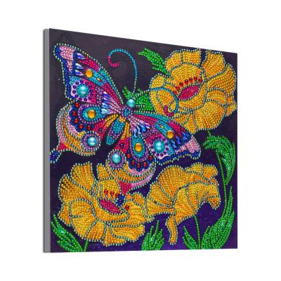 China New Classic/Postmodern Special Shape Diamond Painting Animal, Factory Supply Crystal Rhinestone Butterfly Diamond Art DIY Kits For Home Office Decor for sale