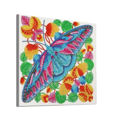 China New Classic/Postmodern Diamond Painting Factory Supply Crystal Butterfly DIY Diamond Art Kits Animal Special Shaped Fake Stone For Home Office Decor for sale