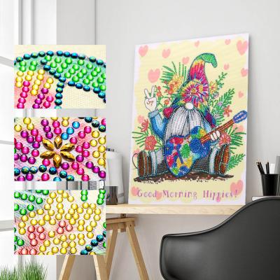 China DIY 5D Crystal Rhinestone Christmas Diamond Painting Modern Elf, Special Shaped Diamond Art Kits for Home Office Decoration for sale