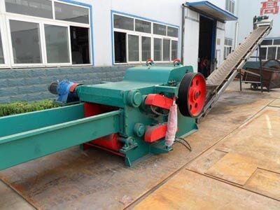 China 7-10ton Elektro Houten Chipper/Houten Trommelchipper machine voor lage kosten goede kwaliteit Te koop