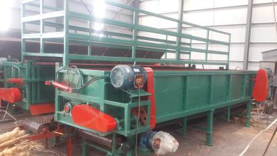 China tree bark removing machine/wood log debarker for sale of Heavy Duty Single Roller Wood Slot Log Debarker for sale