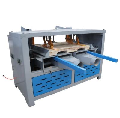 China Double Head Notcher Wood Pallet Machine, pallet notching machine 1800pcs/H Capacity for sale