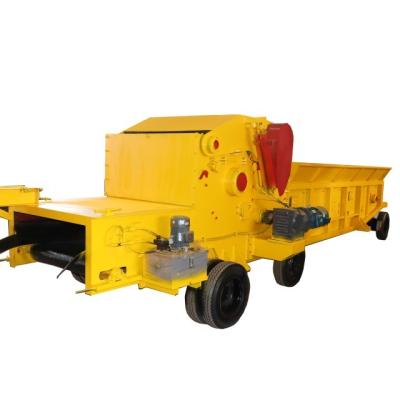 Cina Diesel Mobile Wood Chipping Machine pto Wood Chipper,Drum Wood Chipper Malesia Macchina di frantumazione del legno in vendita