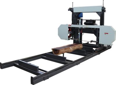 China Wood Horizontal Band Sawmil Diesel Portable Horizontal Wood Saw Machine for sale