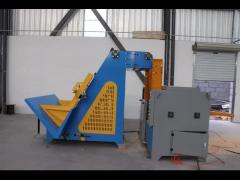 Automatic Feeding Machine for Wood Pallet Groove Stringer Notcher