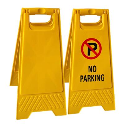 China To Warn Yellow Plasticade A-Frame Folding Wet Caution Yellow Floor Sign for sale