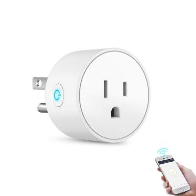 China US/EU/UK Safety 10A Mini Plug Amazon Tuya Smart Life Standard WiFi Convenient Standard Series Smart Plug for sale