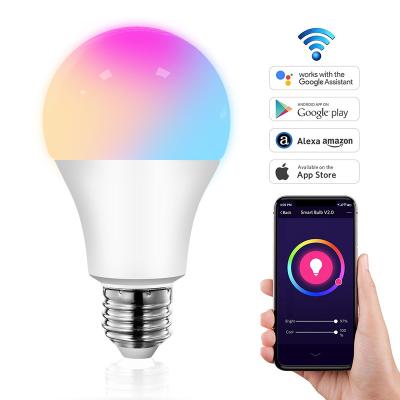 China Tuya Smart Light Bulb Intelligente RGB WiFi Light Bulb LED Residential Smart Lamp Magic Light Works with Amazon Alexa Google Assistant Music Bulb for sale