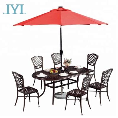 China UV-Resistant Cast Aluminum Outdoor Patio Garden Aluminum Outdoor Resort Furniture for sale