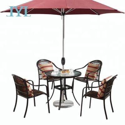 China Low Price PE Synthetic Rattan Furniture Aluminum Patio Rattan Furniture for sale