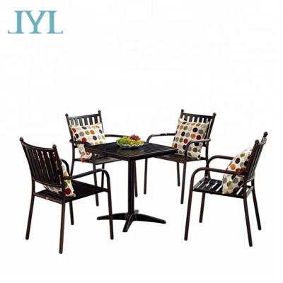 China classic outdoor garden cast aluminum table furniture uv-resistant for sale