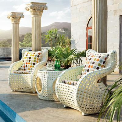 China UV-Resistant European Design Fancinating Garden Hotel Outdoor Rattan Furniture for sale