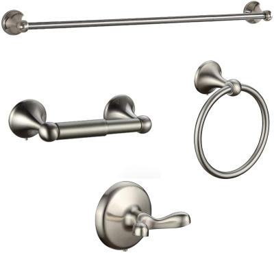 China Amazon Sustainable Hot Selling Brushed Nickel Oil-rubbed Bronze 4 Pieces Bathroom Accessories Antique Set for sale