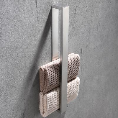 China Factory Price 304 Stainless Steel Bathroom Single Towel Storage Rack Self Adhesive Towel Rack Towel Rack for sale