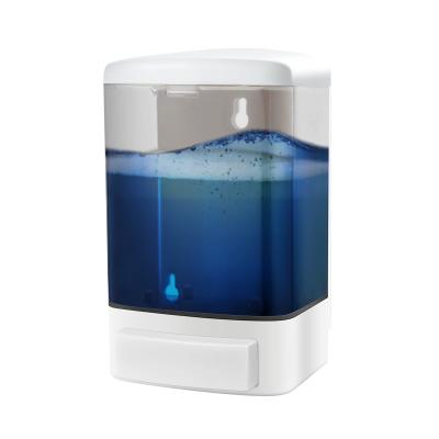 China New Type Wholesale Manual Sale Modern Well Wall Mounted Home ABS Soap Dispenser for sale