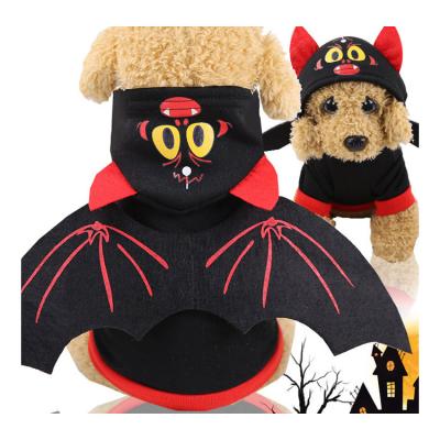 China Viable Role Playing Costume Halloween Pet Bat Hoodies Apparel Funny Halloween Pet Costume for sale