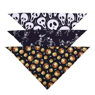 China Amazon Viable Hot Sale Custom Halloween Triangle Dog Scarf Bandana for sale