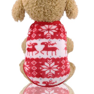 China Wholesale Viable Christmas Winter Dog Apparel Warm Pet Holiday Sweater Christmas Costume for sale