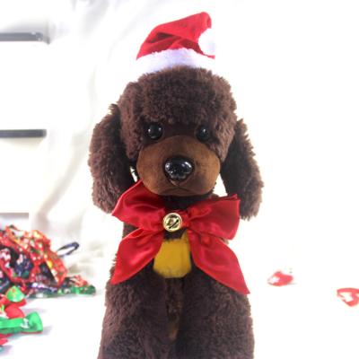 China Sustainable Christmas Decoration Pet Hat Santa Claus Hat For Cats Dogs Puppy Christmas Decoration New Year Party Supplies Pet Costume for sale