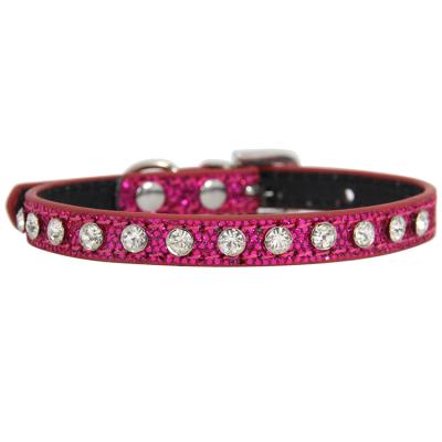 China Perfiso Style Cat Adjustable Collar Bling Diamante Sustainable Pet Safe Collars For Dogs And Cats for sale