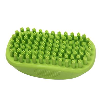 China Viable Amazon Hot Sale Pet Shower Comb Brush Pet Massage Bath Comb Pet Shower Brush for sale