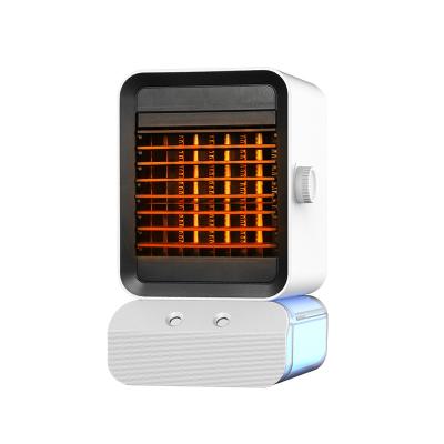 China Multifunctional Household Home Heating Fan Fan Humidifier with Color LED Night Light for sale