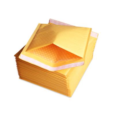 China Shock Resistance Factory Wholesale Postage Paper Bag White Kraft Paper Bubble Bags for sale