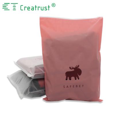 China Shenzhen Recyclable Slider Zipper Bag For Clothes Wholesale Frosted Garment Packaging LDPE Offset Printing CPE Plastic Bag With Valve for sale