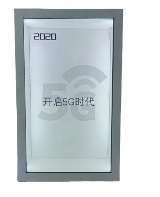 China 15 32 43 55 65 75 86 Inch 4K Indoor Advertising Touch Screen LCD Display Screen Transparent Billboard Box for sale