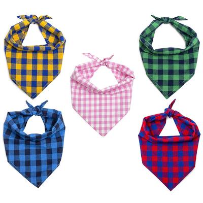 China Sustainable New Styles Polyester Fiber Christmas Dog Scarf For Puppy Pet Christmas Product for sale