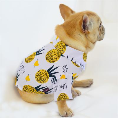 China Sustainable Wholesale Luxury Designers Dog Clothes Hawaii Summer Shirt Dogs Clothes for sale