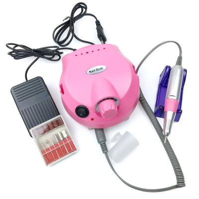 China Professional High Speed ​​Nail Polisher 25000RPM 30000RPM Manicure Pedicure Nail Polisher Set Electric Nail Drill Nail Sander for sale