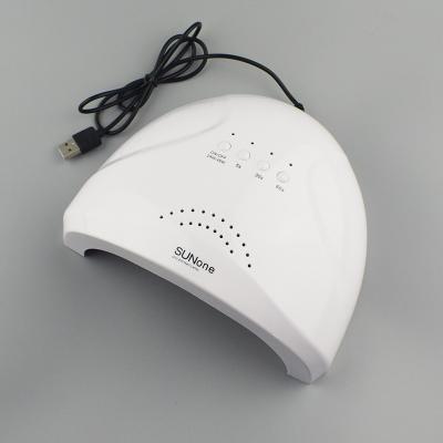 China Professional Nail Art SUN One USB Nail Curing Smart Lamp Sensor 48W 30 Beads Led UV Nail Dryer for sale