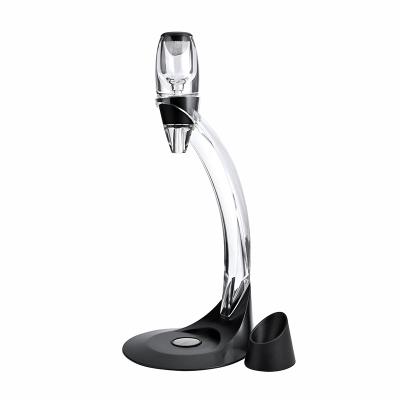 China Amazon Hot Selling Portable Red Wine Bottle Aerator Filter Decenter Luxury Acrylic Wine Set For Bar for sale