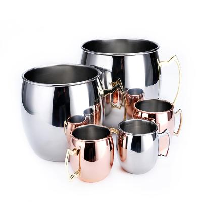 China Amazon Success Sustainable Moscow Mule Mugs Customizable 500ML-5L Copper Mugs Plating Cup Mug for sale