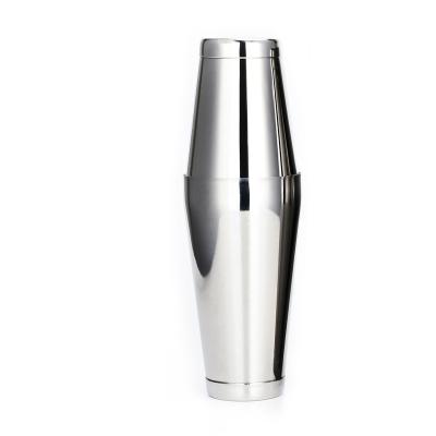 China Durable Amazon Hot Sale Wine Accessories Base Weighted Stainless Steel Boston Shaker 600/800ml for sale