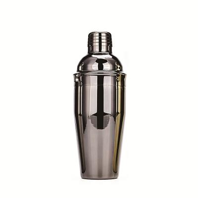 China Sustainable High Quality Barware Tools Stainless Steel Cocktail Shaker Food Grade Drinking Shaker 750ml for sale