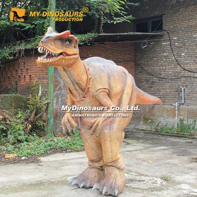 China exterior & indoor parks MY DINO Realistic Walking Dance Dinosaur Costume Allosaurus for sale